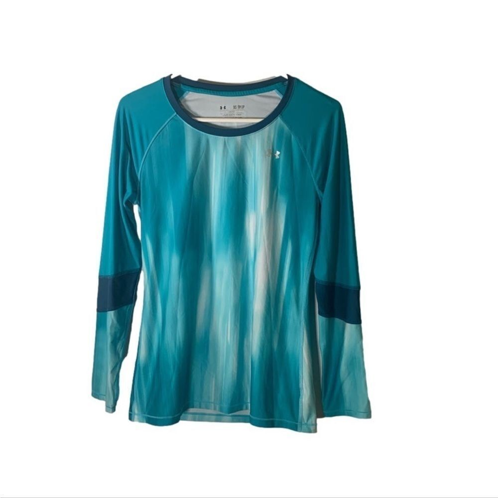 Under Armour XS Blue‎ HeatGear Long Sleeve Shirt